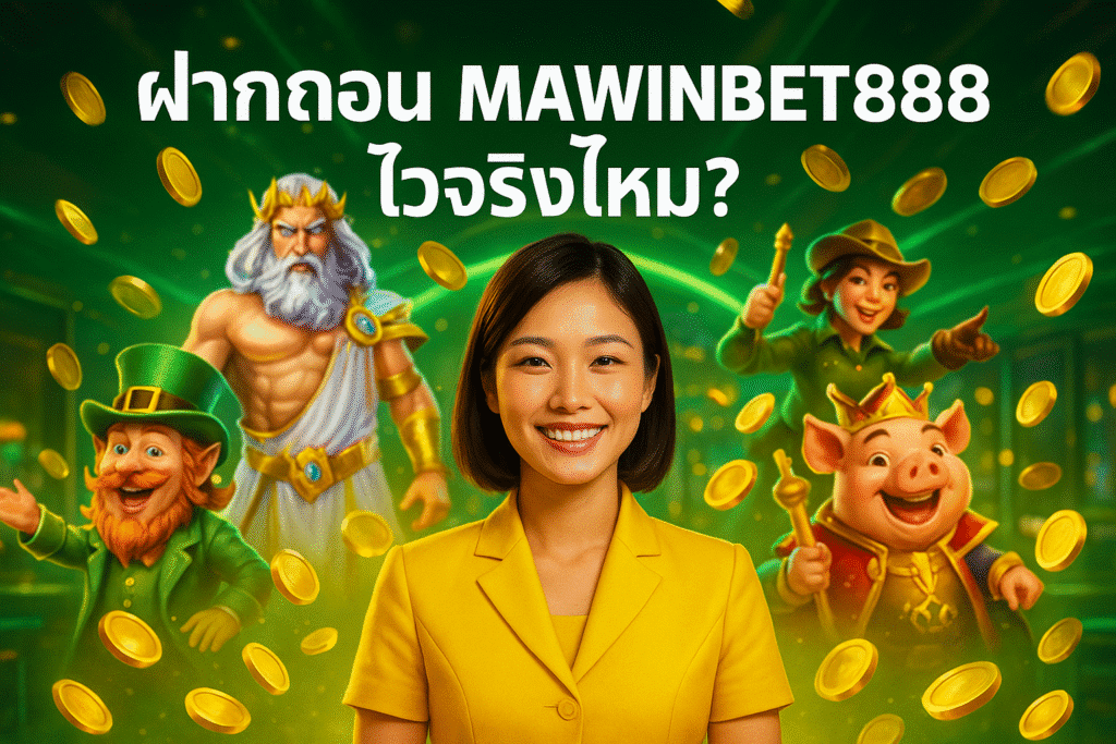 ฝากถอน MAWINBET888 ไวจริงไหม?